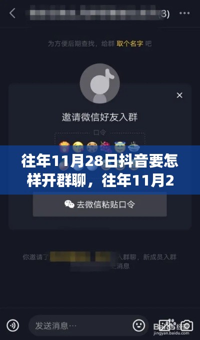 抖音群聊功能解析，往年11月28日的开启方式与个人见解分享