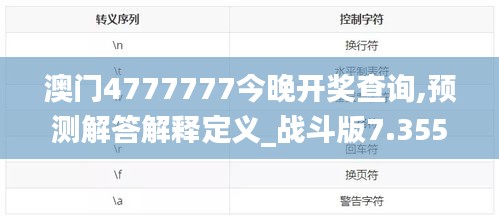 澳门4777777今晚开奖查询,预测解答解释定义_战斗版7.355