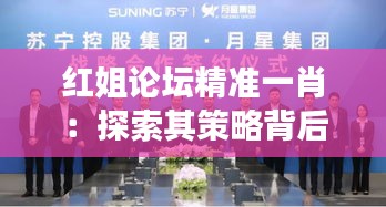 红姐论坛精准一肖：探索其策略背后的市场智慧