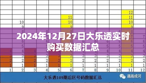 大乐透实时购买数据汇总（日期，XXXX年XX月XX日）