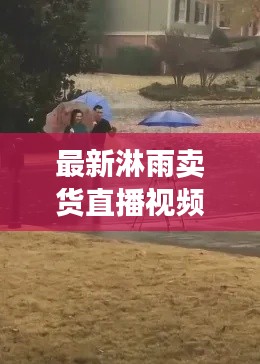 最新淋雨卖货直播视频集锦，雨中的销售新风尚，直播卖货新潮流