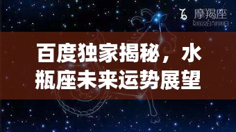 百度独家揭秘，水瓶座未来运势展望
