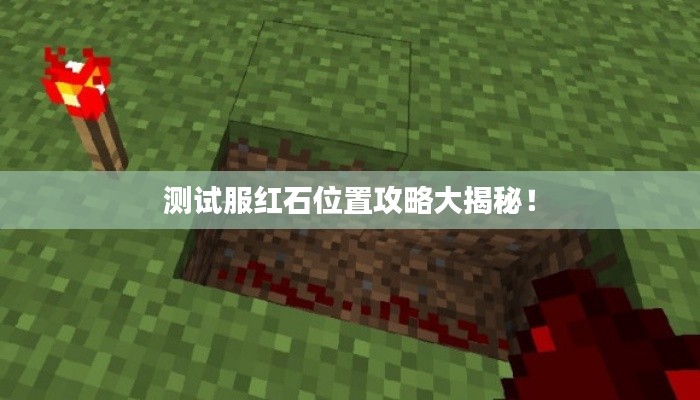 测试服红石位置攻略大揭秘！