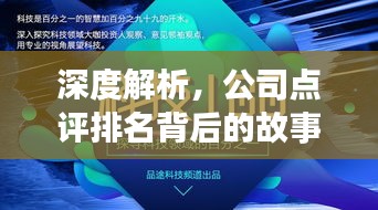 深度解析，公司点评排名背后的故事与启示