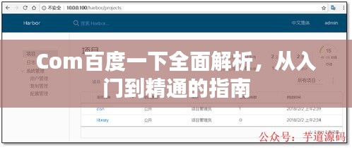 Com百度一下全面解析，从入门到精通的指南