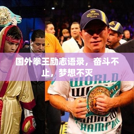 国外拳王励志语录，奋斗不止，梦想不灭