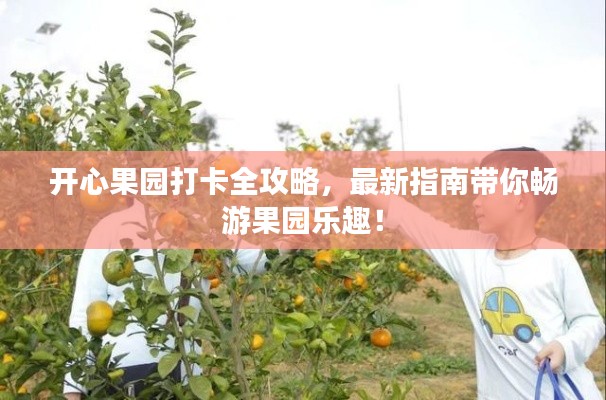 开心果园打卡全攻略，最新指南带你畅游果园乐趣！