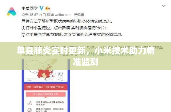 单县肺炎实时更新，小米技术助力精准监测