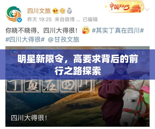 明星新限令,高要求背后的前行之路探索