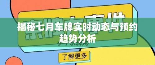 揭秘七月车牌实时动态与预约趋势分析