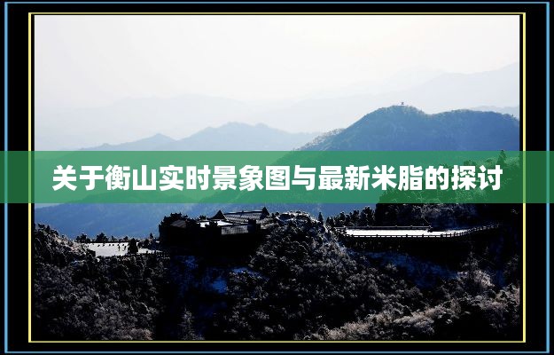 关于衡山实时景象图与最新米脂的探讨