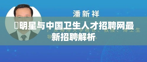 旻明星与中国卫生人才招聘网最新招聘解析