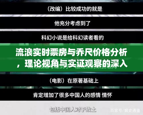 流浪实时票房与乔尺价格分析,理论视角与实证观察的深入探讨