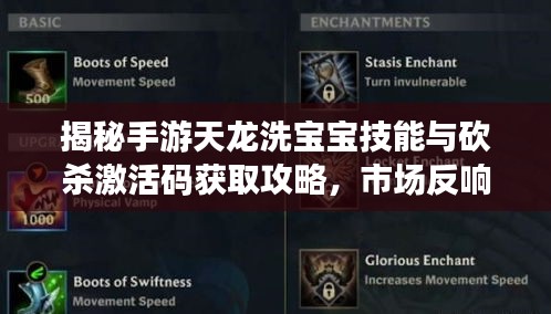 揭秘手游天龙洗宝宝技能与砍杀激活码获取攻略，市场反响及未来展望
