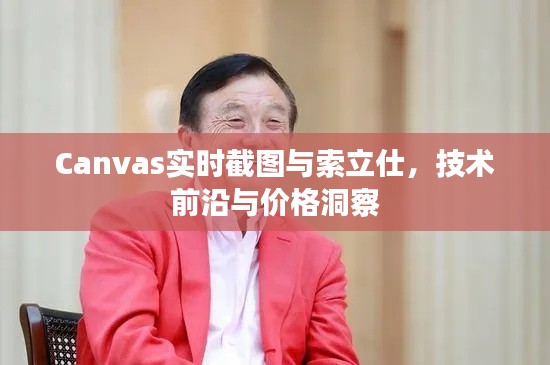 Canvas实时截图与索立仕，技术前沿与价格洞察