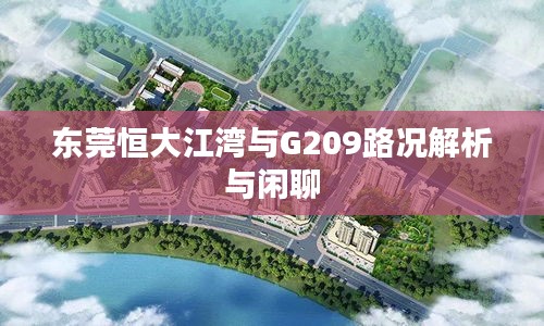 东莞恒大江湾与G209路况解析与闲聊