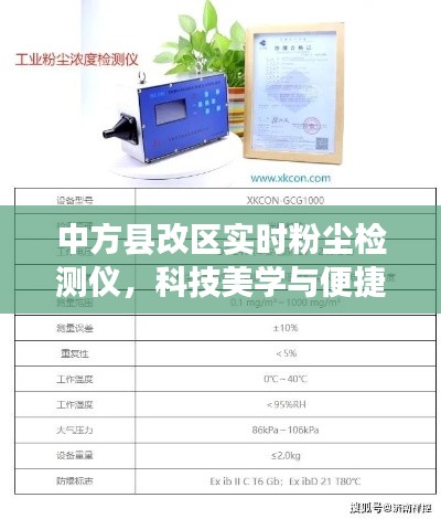 中方县改区实时粉尘检测仪,科技美学与便捷性的融合典范