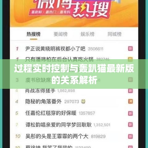 过程实时控制与轰趴猫最新版的关系解析