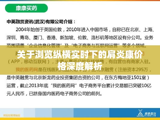 关于浏览纵横实时下的肩炎康价格深度解析