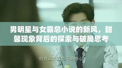 男明星与女霸总小说的新风，甜馨现象背后的探索与破局思考