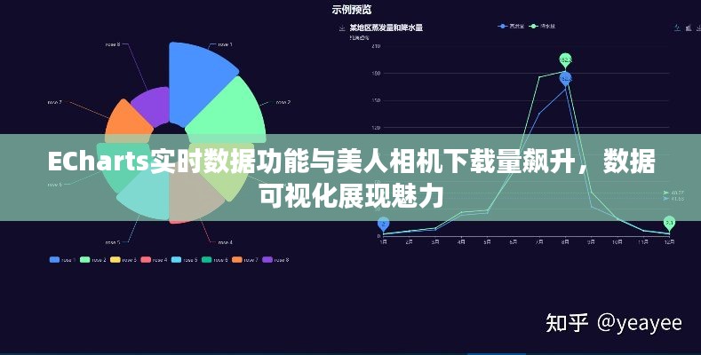 ECharts实时数据功能与美人相机下载量飙升,数据可视化展现魅力