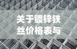 关于镀锌铁丝价格表与PUBG实时监管的探讨