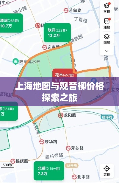 上海地图与观音柳价格探索之旅
